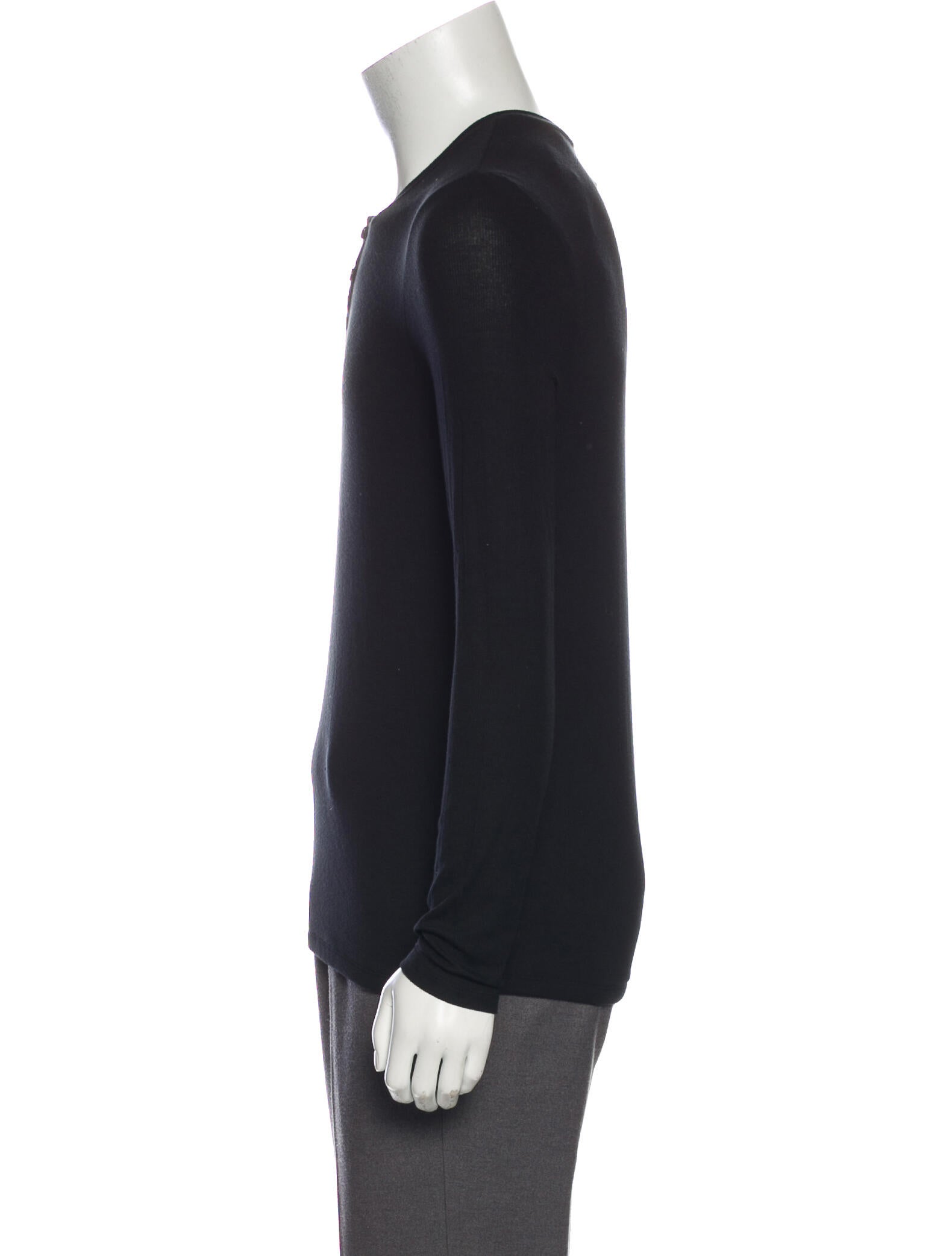 ATM Henley Long Sleeve T-Shirt w/ Tags