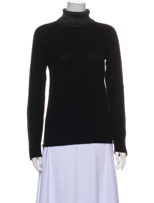 ATM Cashmere Turtleneck Sweater Black