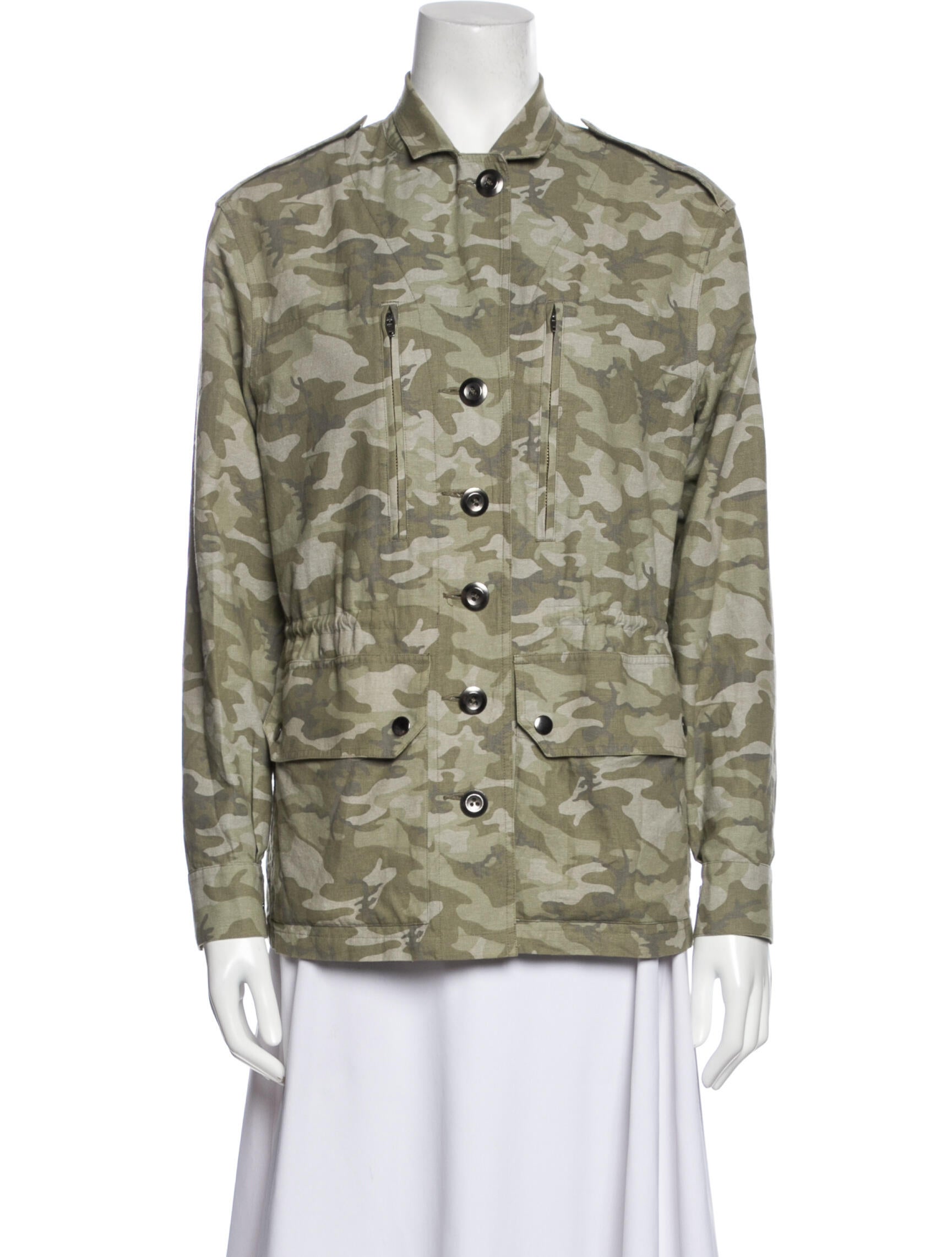 ATM Camouflage Print Utility Jacket