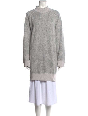 ATM Tops Mock Neck Long Sleeve Sweatshirt XL