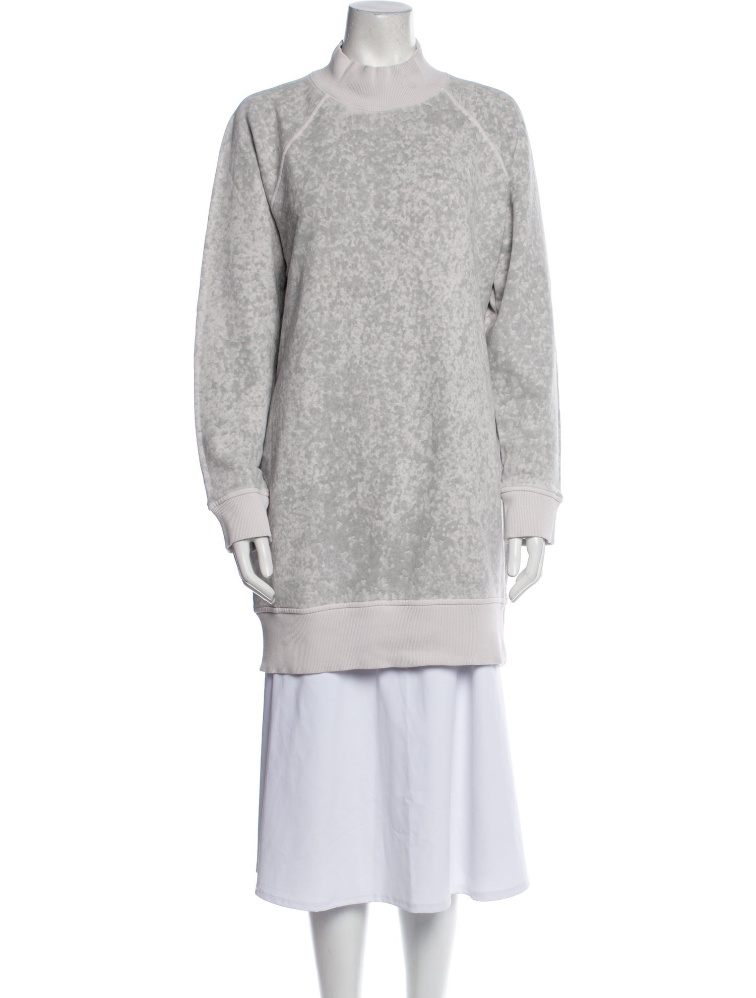 ATM Mock Neck Long Sleeve Sweatshirt