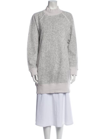 ATM Mock Neck Long Sleeve Sweatshirt