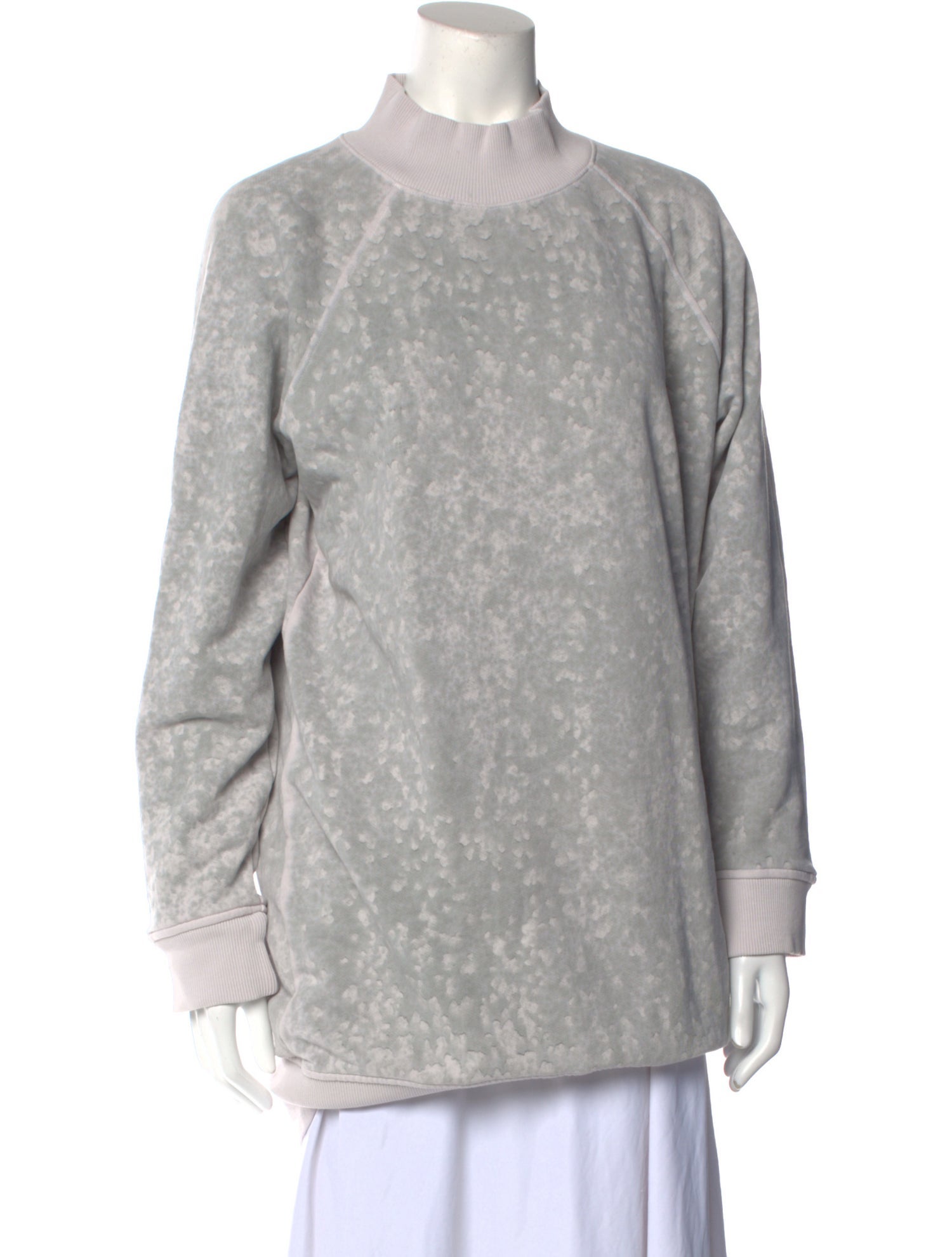 ATM Anthony Thomas Melillo Mock Neck Long Sleeve Sweatshirt w/ Tags