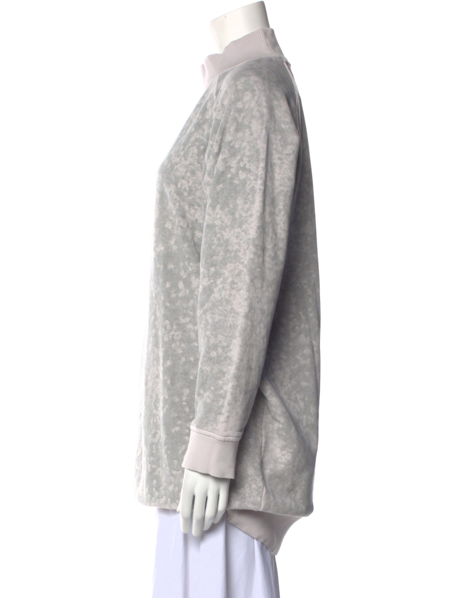 ATM Anthony Thomas Melillo Mock Neck Long Sleeve Sweatshirt w/ Tags