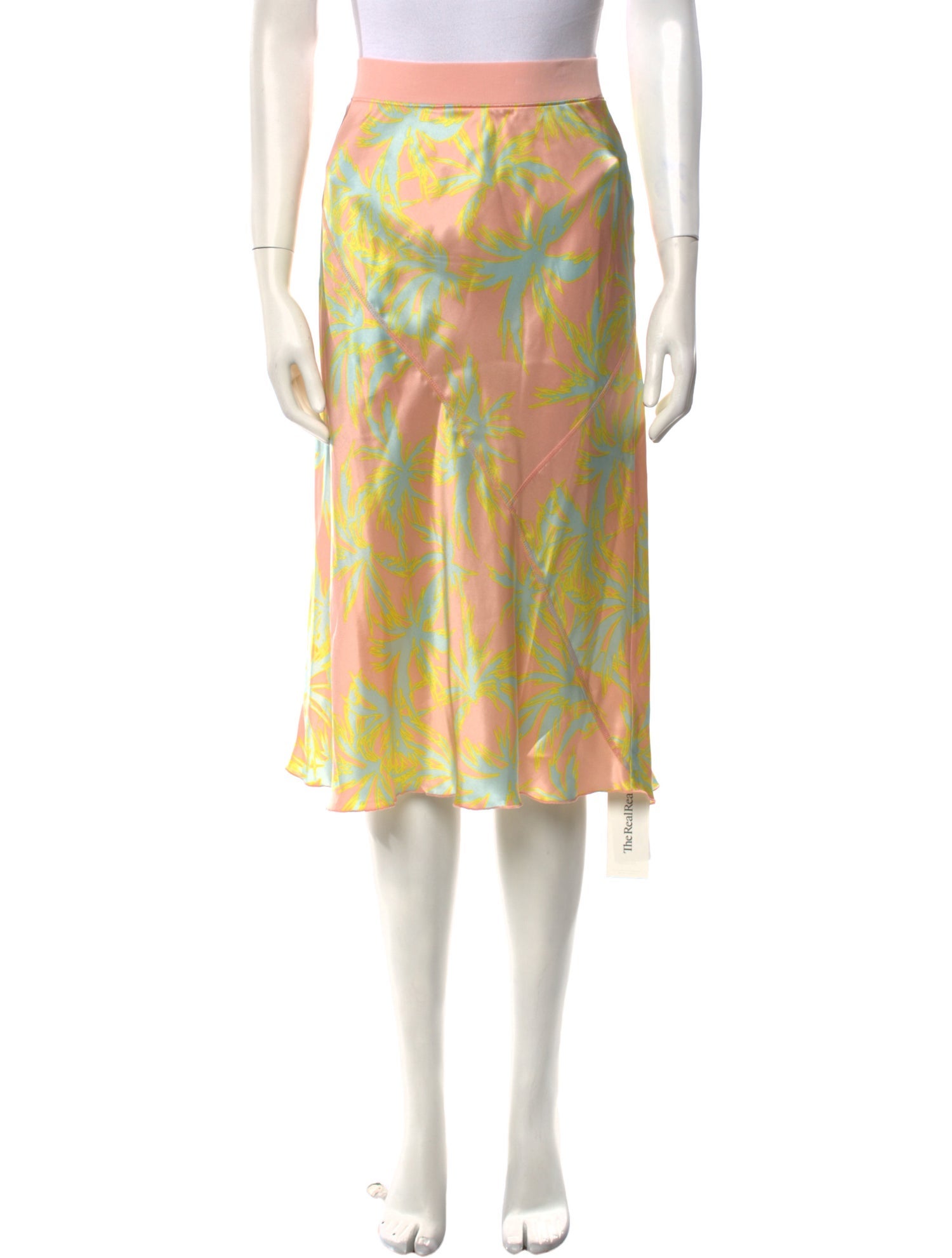 ATM Silk Knee-Length Skirt