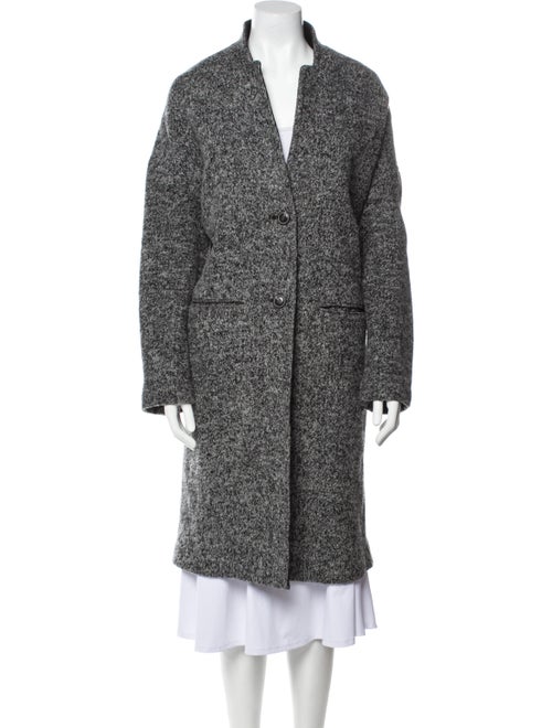 ATM Anthony Thomas Melillo Tweed Pattern Faux Fur Coat