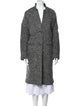 ATM Anthony Thomas Melillo Tweed Pattern Faux Fur Coat