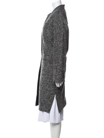 ATM Anthony Thomas Melillo Tweed Pattern Faux Fur Coat