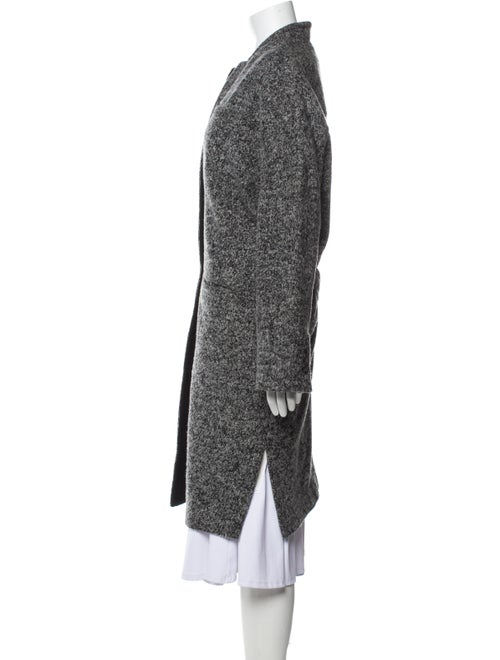 ATM Anthony Thomas Melillo Tweed Pattern Faux Fur Coat