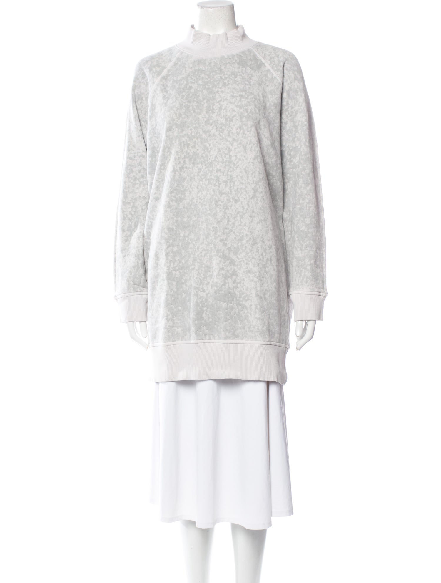 ATM Anthony Thomas Melillo Mock Neck Long Sleeve Tunic