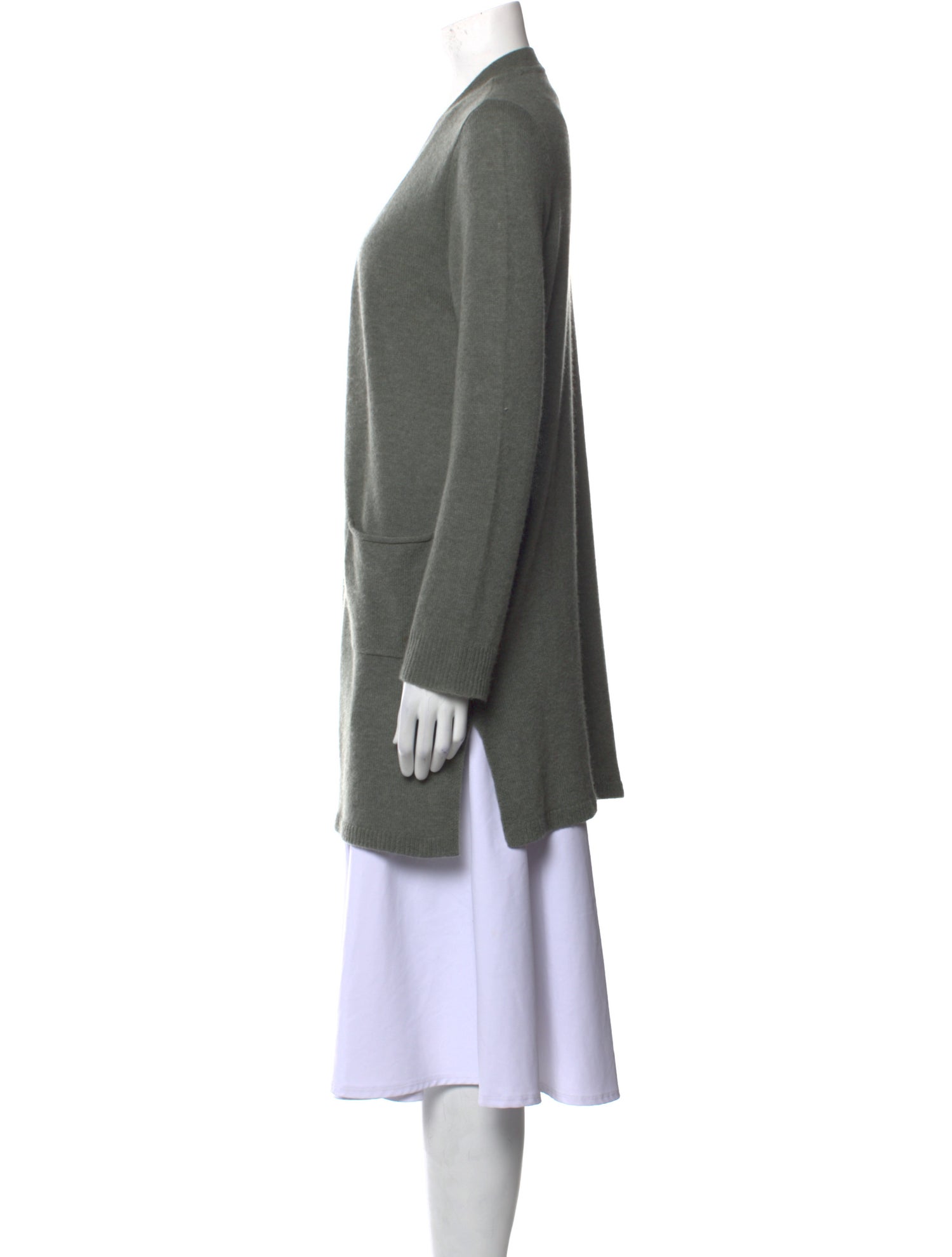 ATM Anthony Thomas Melillo Cashmere Open Front Sweater