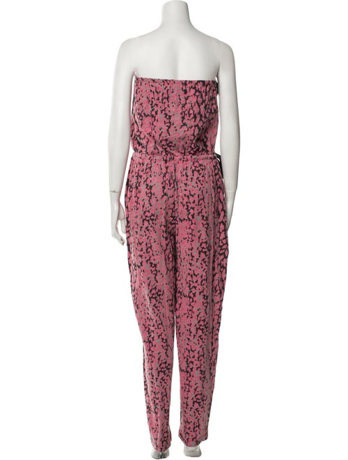 ATM Anthony Thomas Melillo Printed Strapless Jumpsuit