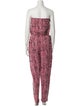 ATM Anthony Thomas Melillo Printed Strapless Jumpsuit