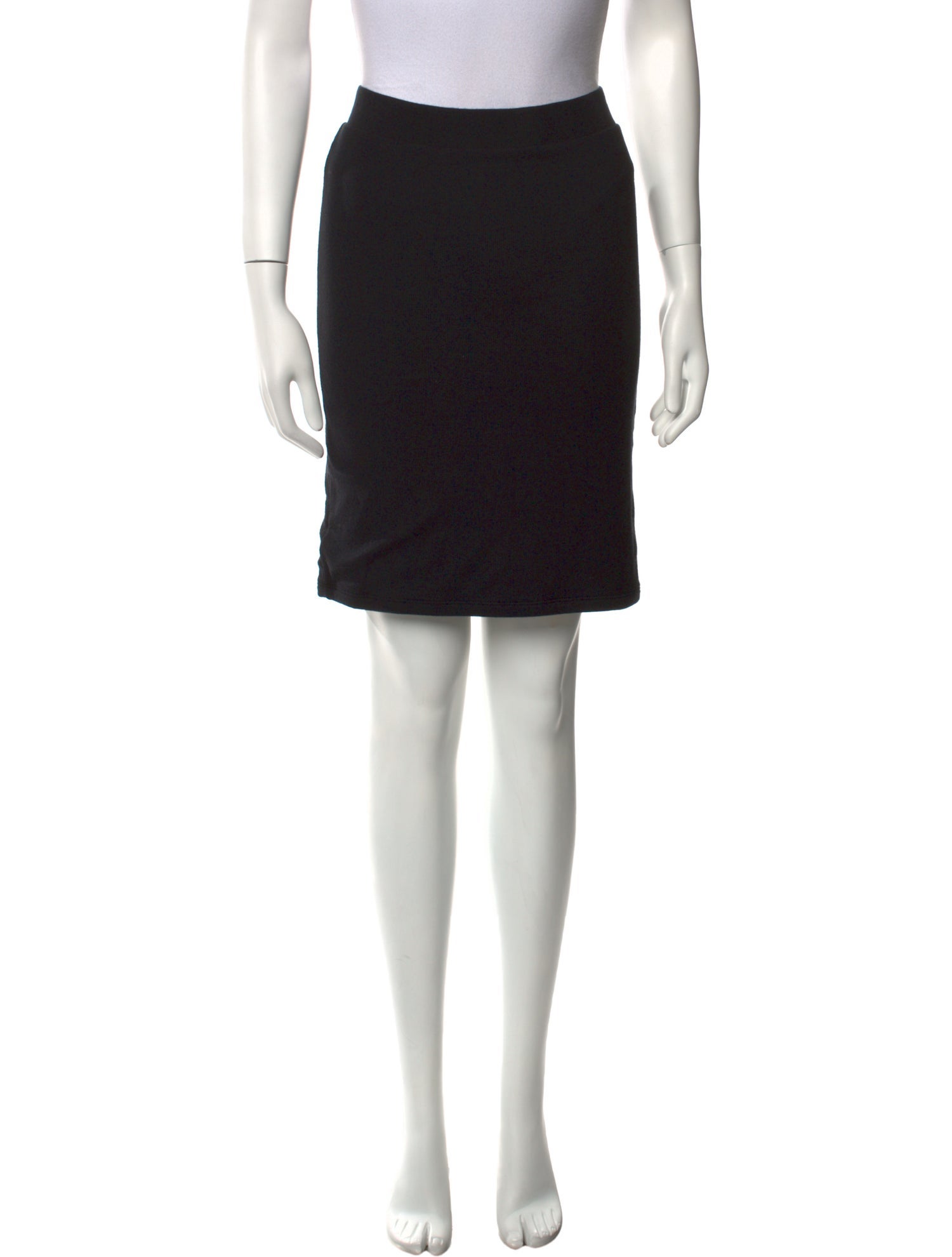ATM Anthony Thomas Melillo Grosgrain Trim Knee-Length Skirt