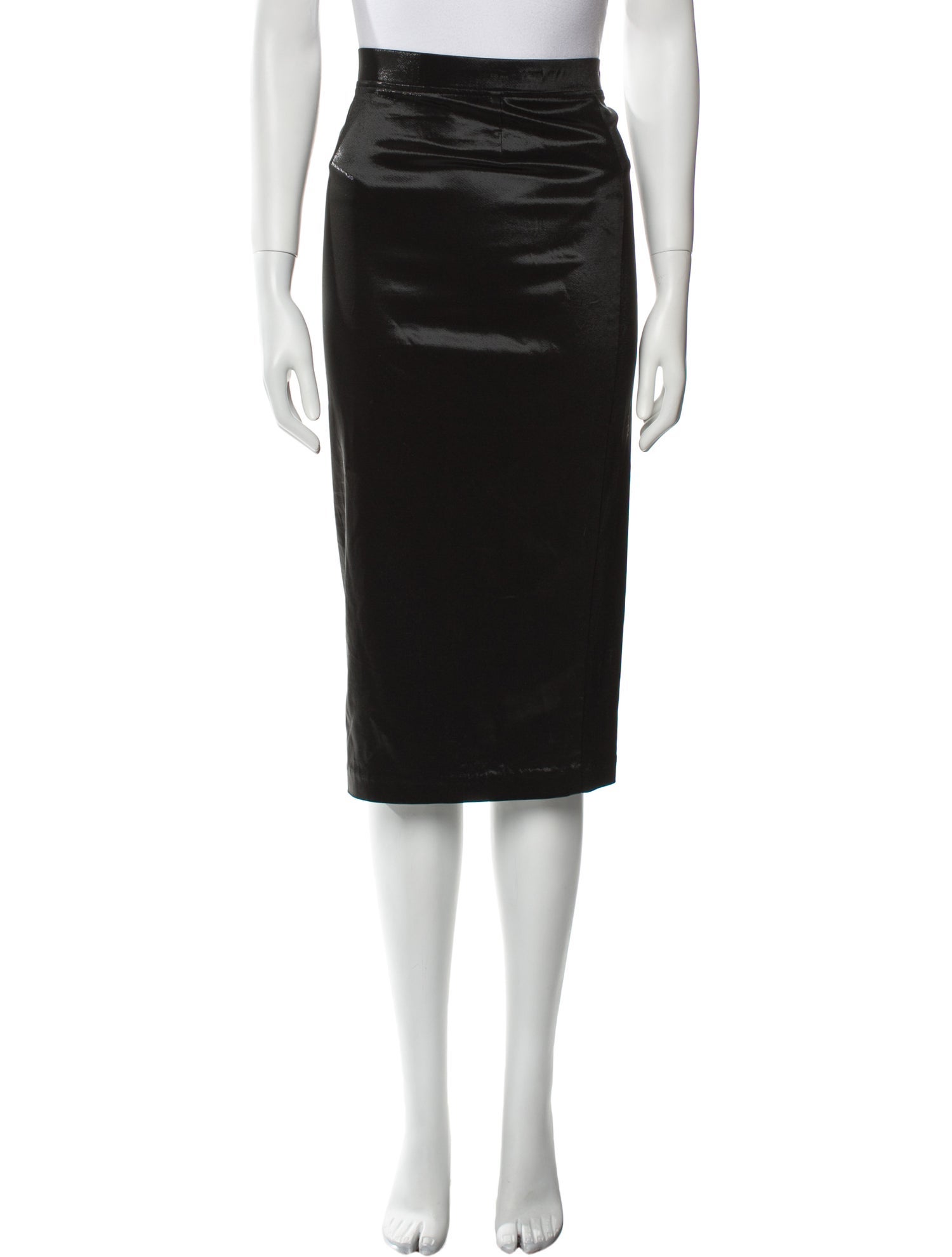 ATM Anthony Thomas Melillo Grosgrain Trim Knee-Length Skirt