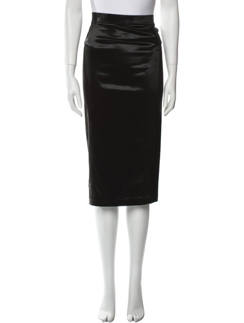 ATM Anthony Thomas Melillo Grosgrain Trim Knee-Length Skirt