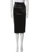 ATM Anthony Thomas Melillo Grosgrain Trim Knee-Length Skirt