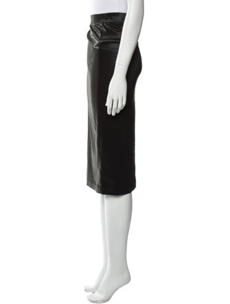 ATM Anthony Thomas Melillo Grosgrain Trim Knee-Length Skirt