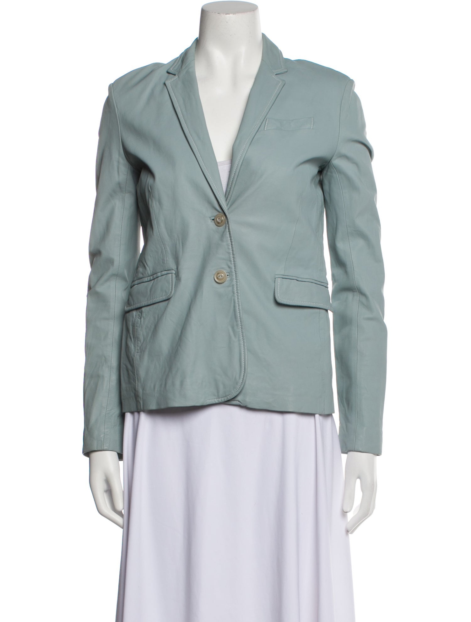 ATM Anthony Thomas Melillo Leather Blazer