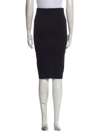ATM Anthony Thomas Melillo Raw-Edge Trim Knee-Length Skirt