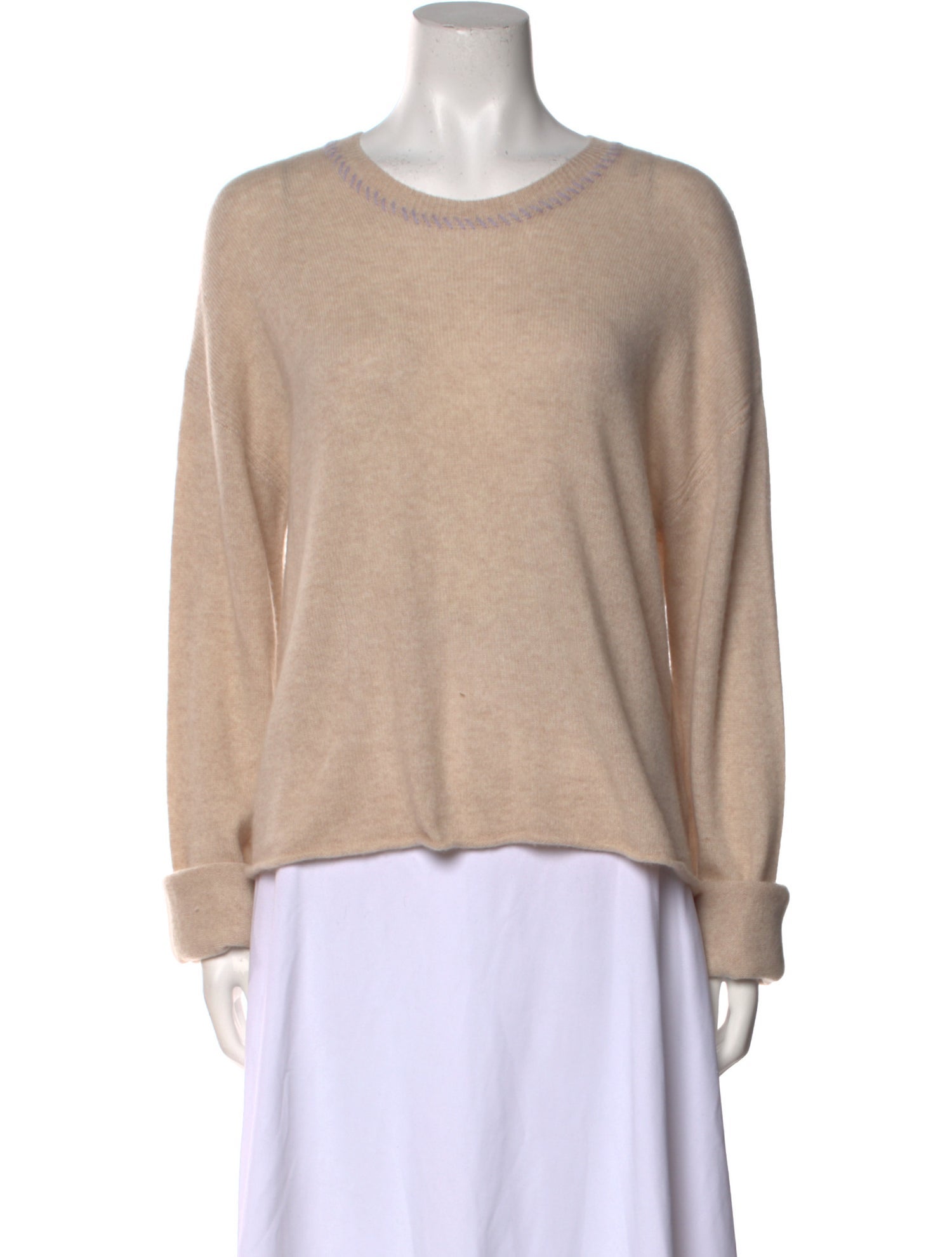 ATM Anthony Thomas Melillo Cashmere Scoop Neck Sweater