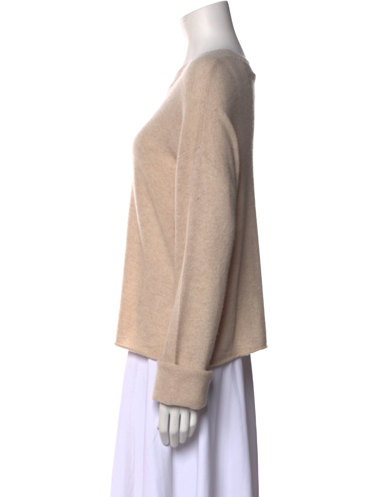 ATM Anthony Thomas Melillo Cashmere Scoop Neck Sweater