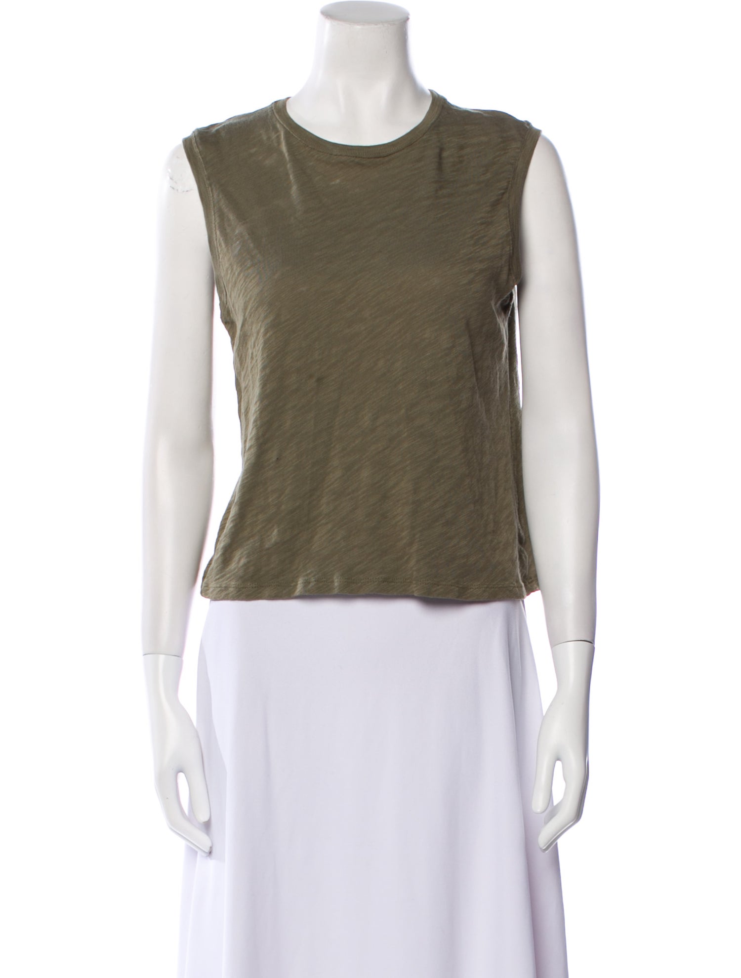 ATM Anthony Thomas Melillo Crew Neck Sleeveless Top