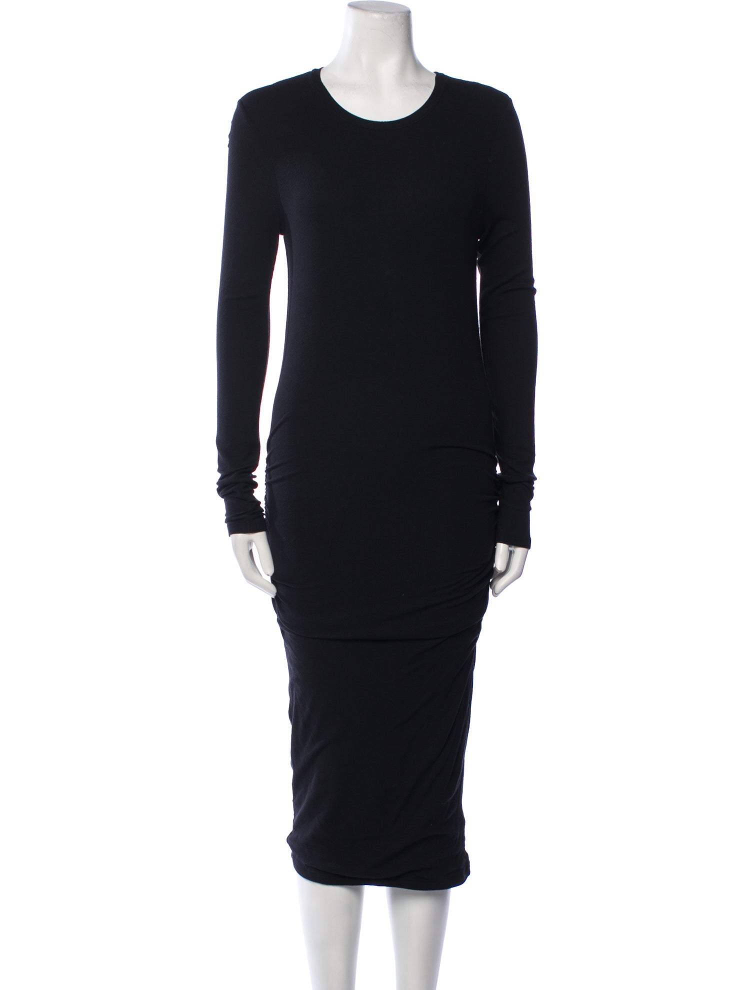 ATM Anthony Thomas Melillo Crew Neck Midi Length Dress