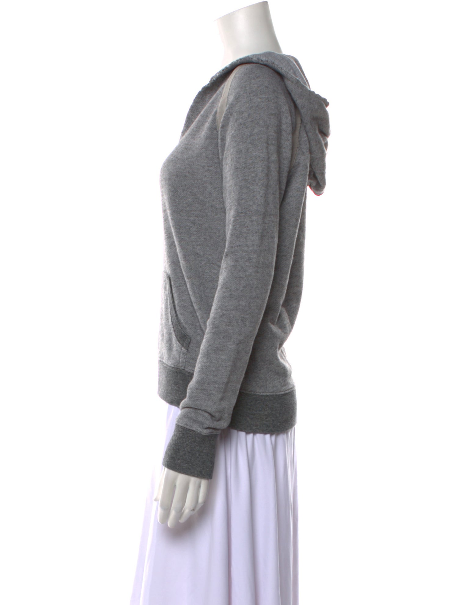 ATM Anthony Thomas Melillo V-Neck Long Sleeve Sweatshirt