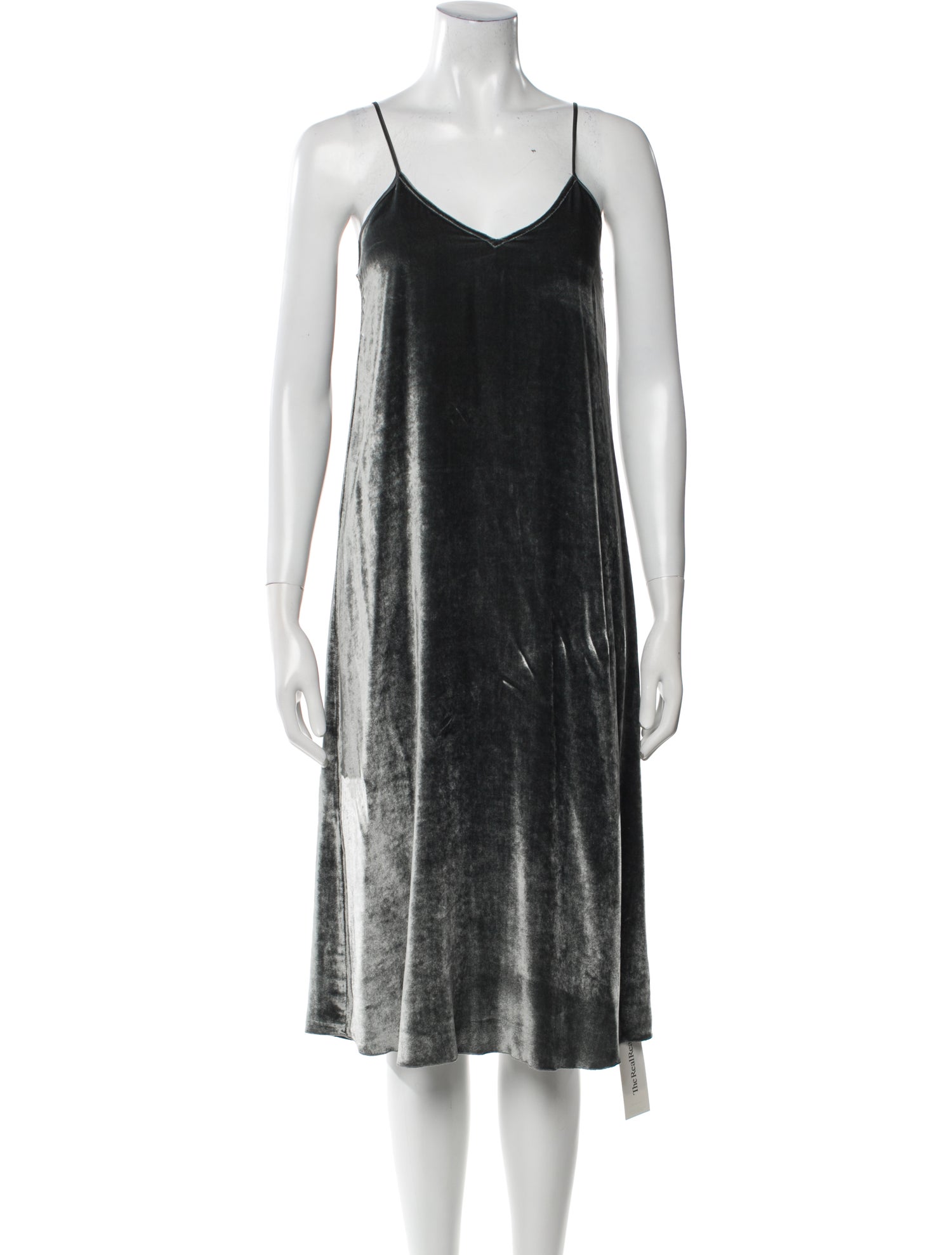 ATM Anthony Thomas Melillo V-Neck Midi Length Dress