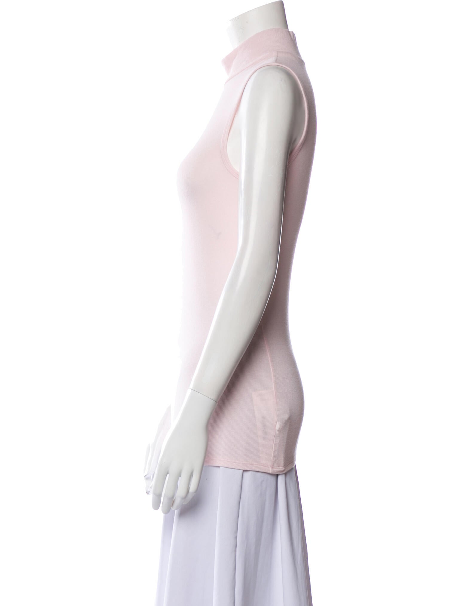 ATM Anthony Thomas Melillo Turtleneck Sleeveless Top