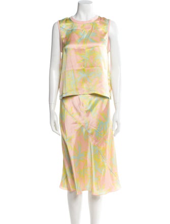 ATM Anthony Thomas Melillo Printed Skirt Set