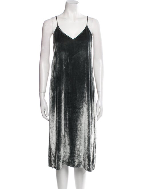 ATM Anthony Thomas Melillo V-Neck Midi Length Dress