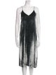 ATM Anthony Thomas Melillo V-Neck Midi Length Dress