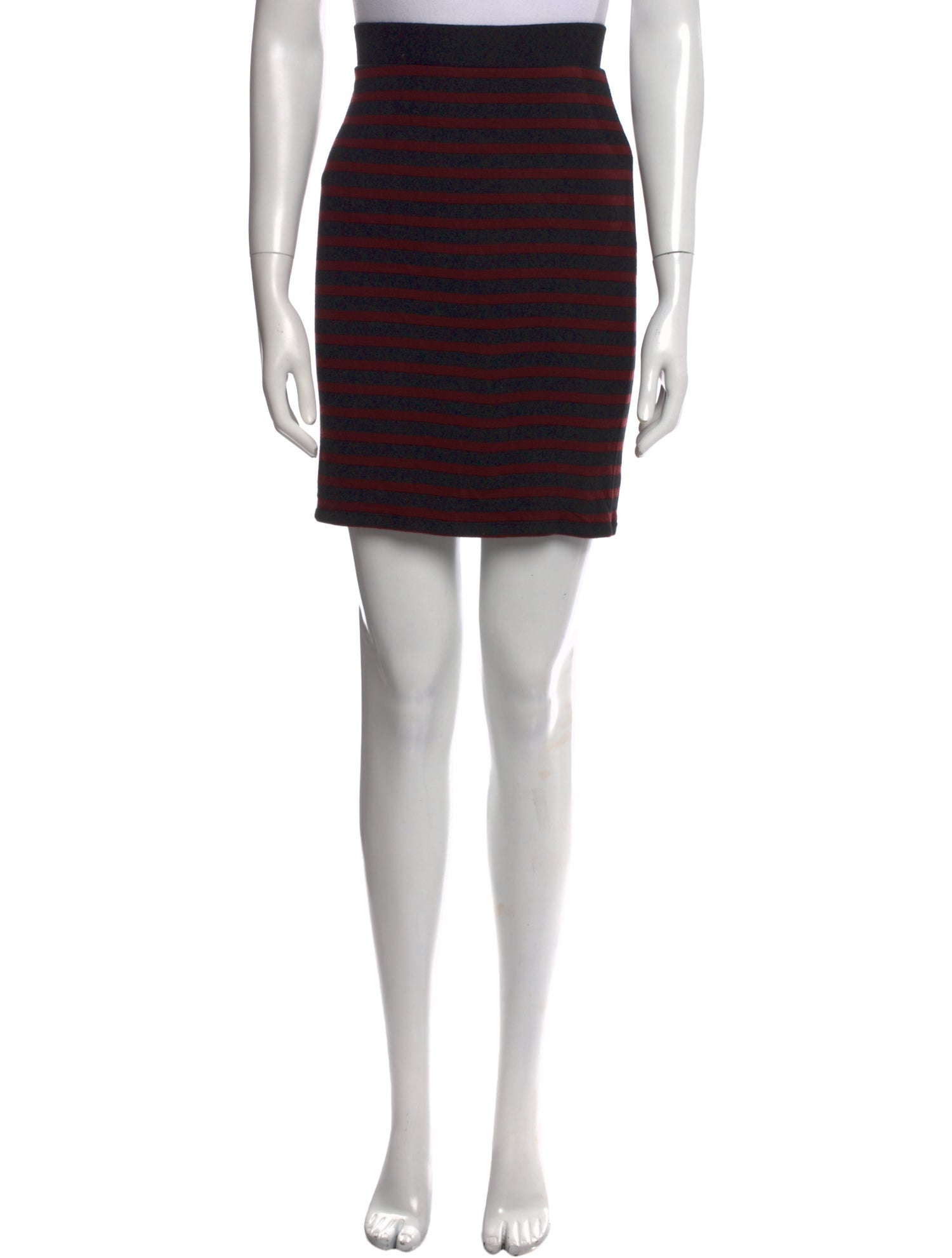 ATM Anthony Thomas Melillo Striped Mini Skirt