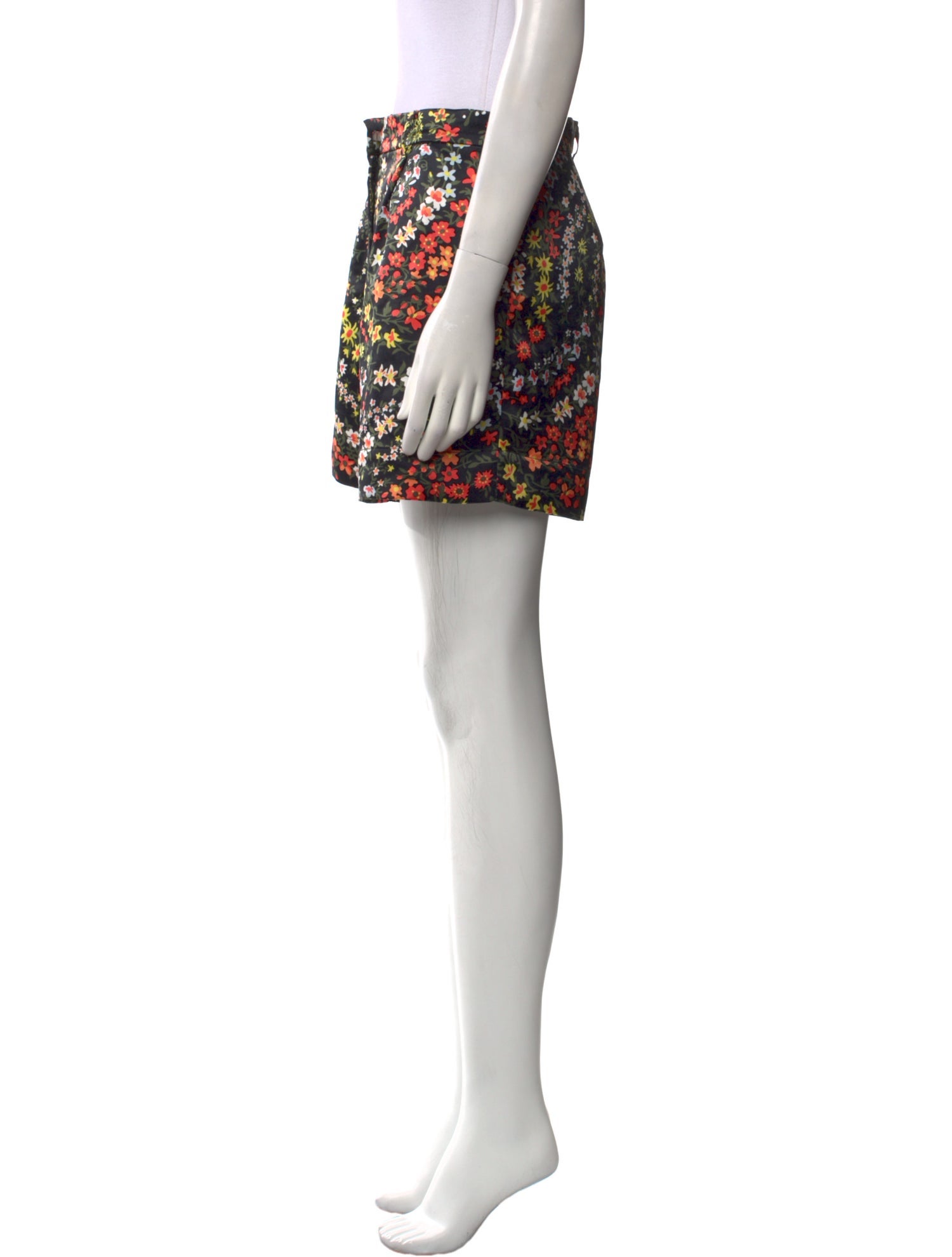 ATM Anthony Thomas Melillo Floral Print Mini Shorts