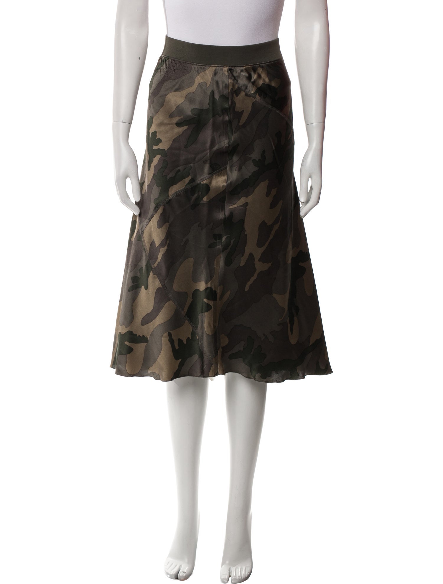 ATM Anthony Thomas Melillo Silk Knee-Length Skirt