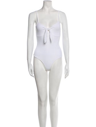 ATM Anthony Thomas Melillo Square Neckline Sleeveless Bodysuit