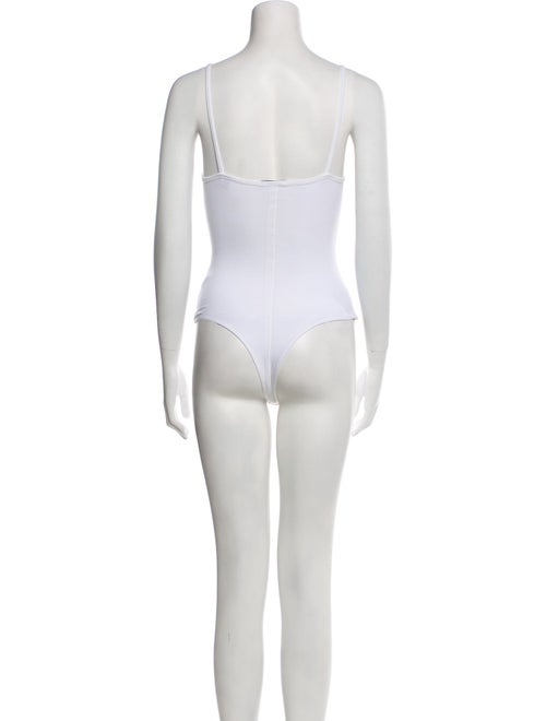 ATM Anthony Thomas Melillo Square Neckline Sleeveless Bodysuit