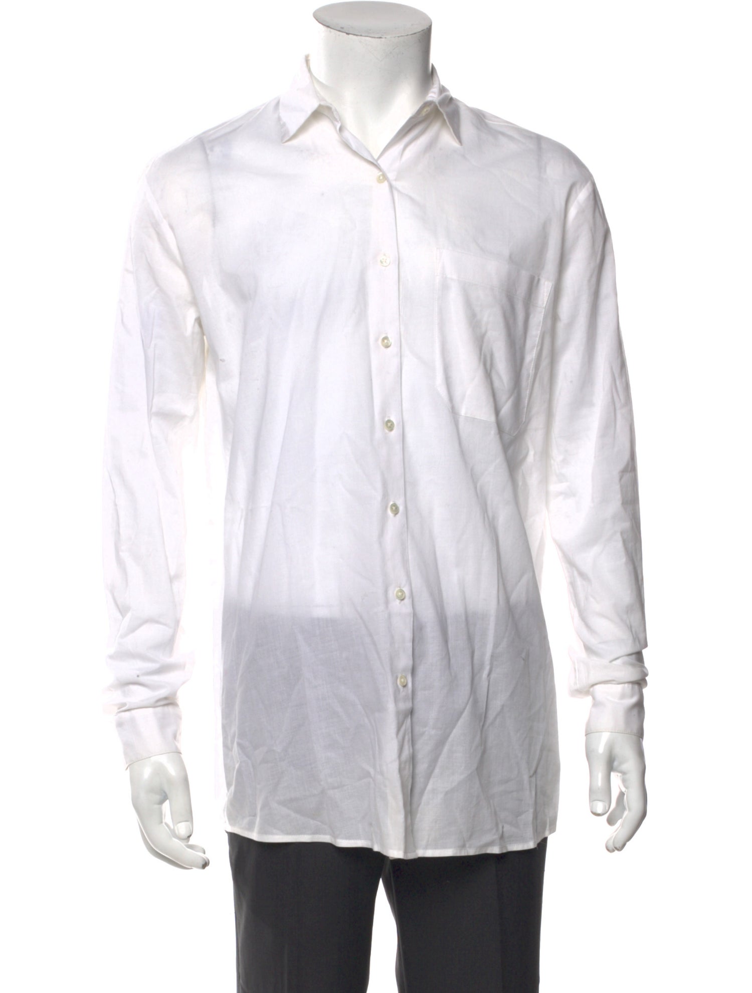 ATM Anthony Thomas Melillo Striped Long Sleeve Dress Shirt