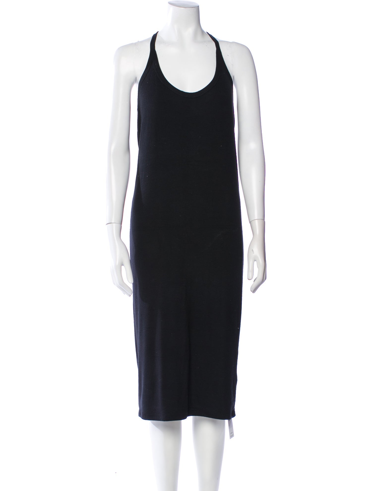 ATM Anthony Thomas Melillo Scoop Neck Midi Length Dress