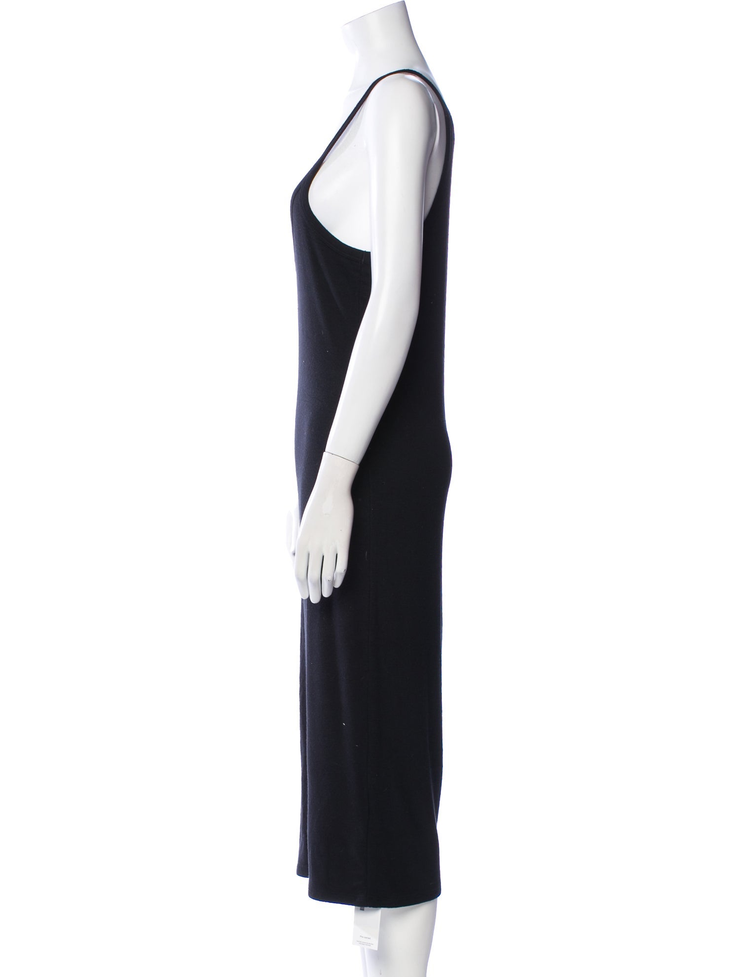 ATM Anthony Thomas Melillo Scoop Neck Midi Length Dress