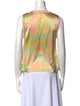 ATM Anthony Thomas Melillo Silk Printed Top