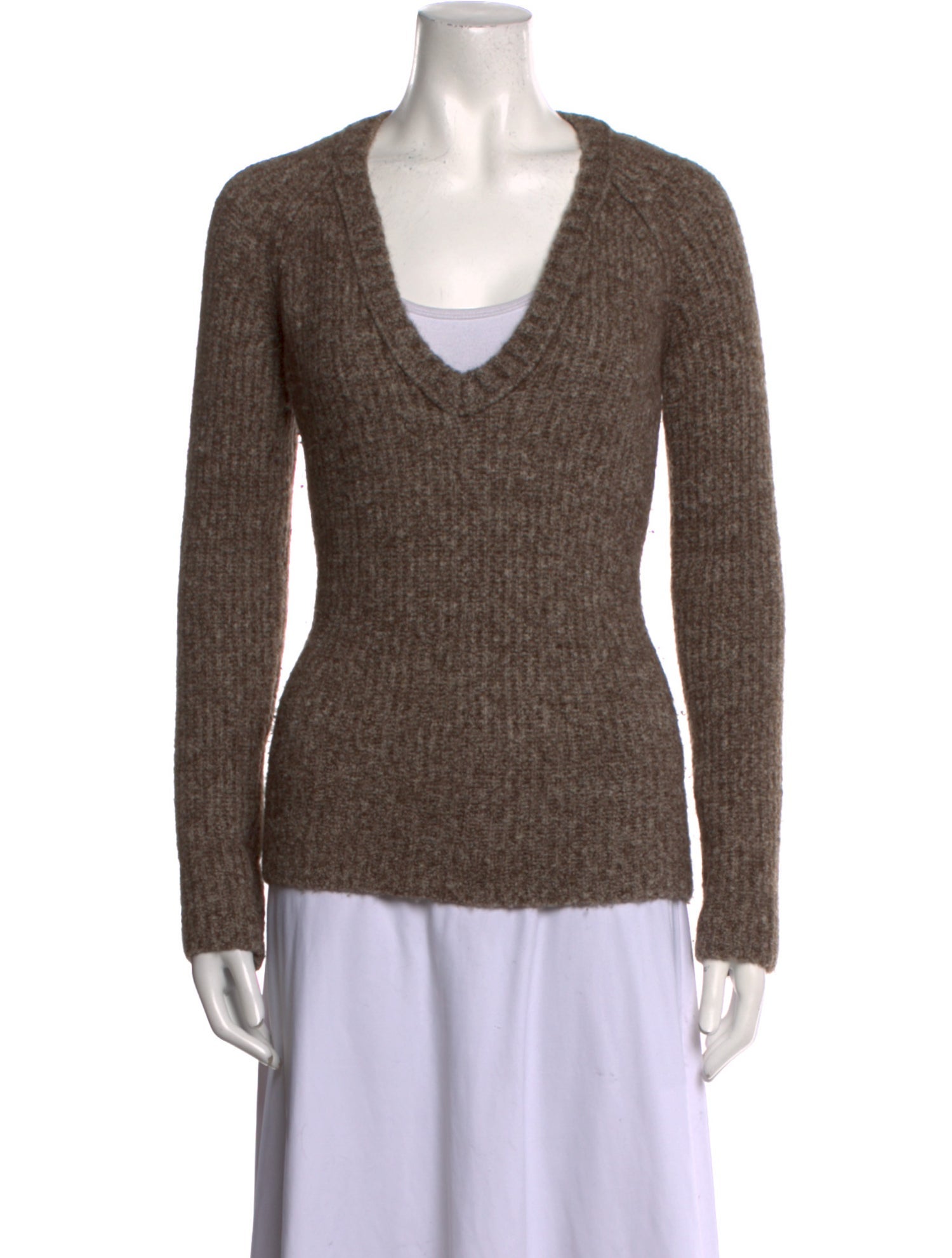 ATM Anthony Thomas Melillo Wool V-Neck Sweater