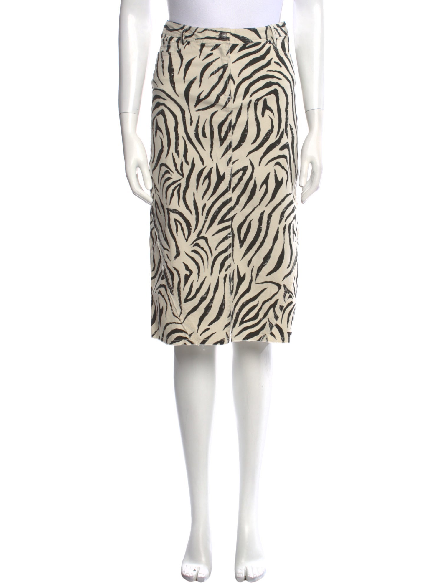 ATM Anthony Thomas Melillo Animal Print Knee-Length Skirt w/ Tags