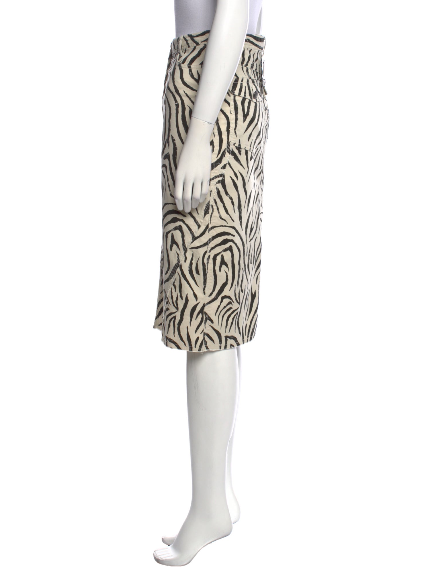 ATM Anthony Thomas Melillo Animal Print Knee-Length Skirt w/ Tags