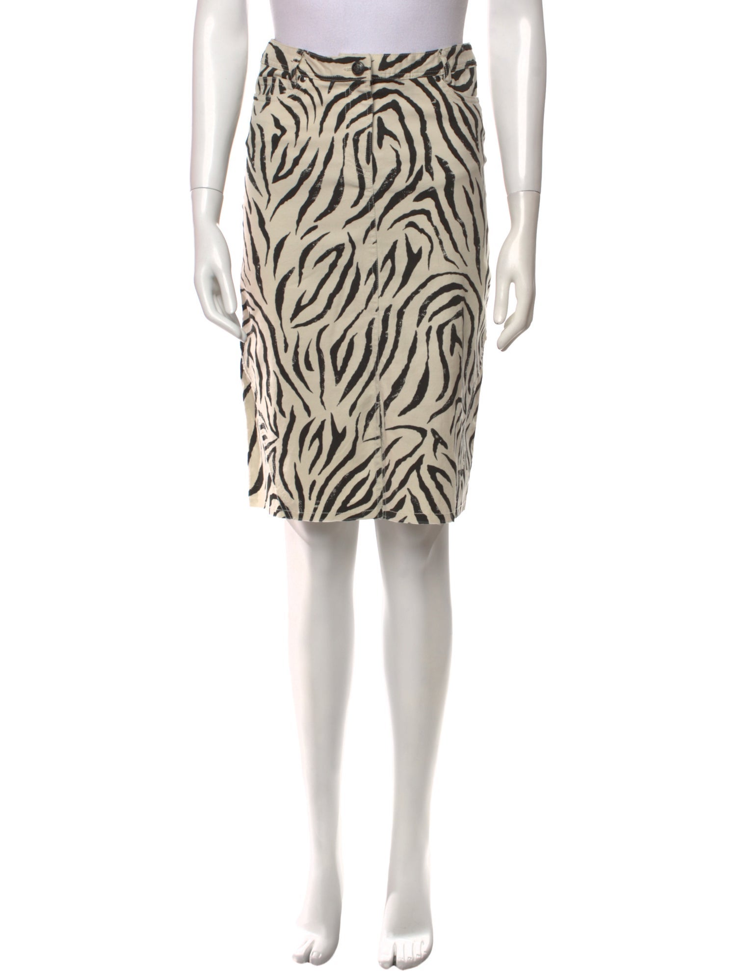 ATM Anthony Thomas Melillo Animal Print Knee-Length Skirt