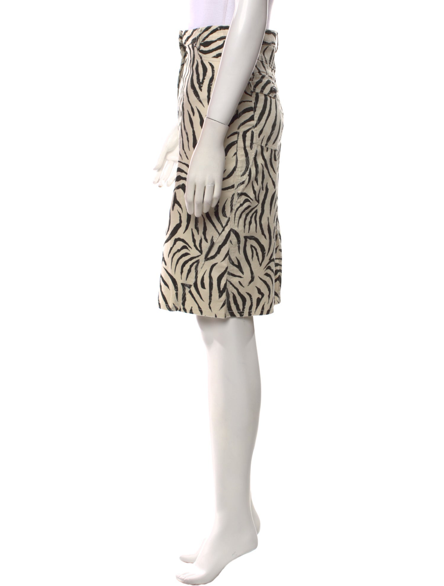 ATM Anthony Thomas Melillo Animal Print Knee-Length Skirt