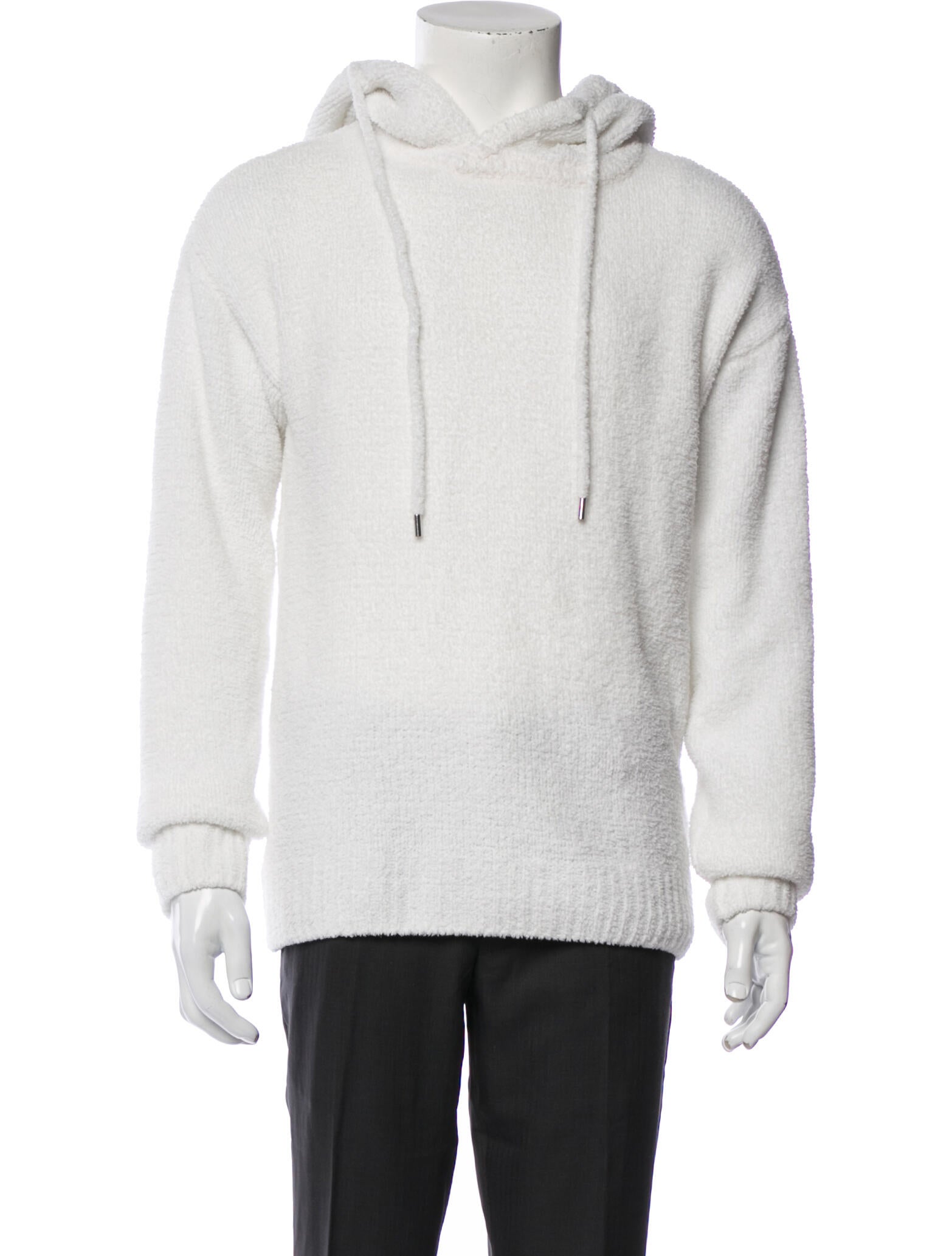ATM Anthony Thomas Melillo V-Neck Long Sleeve Hoodie