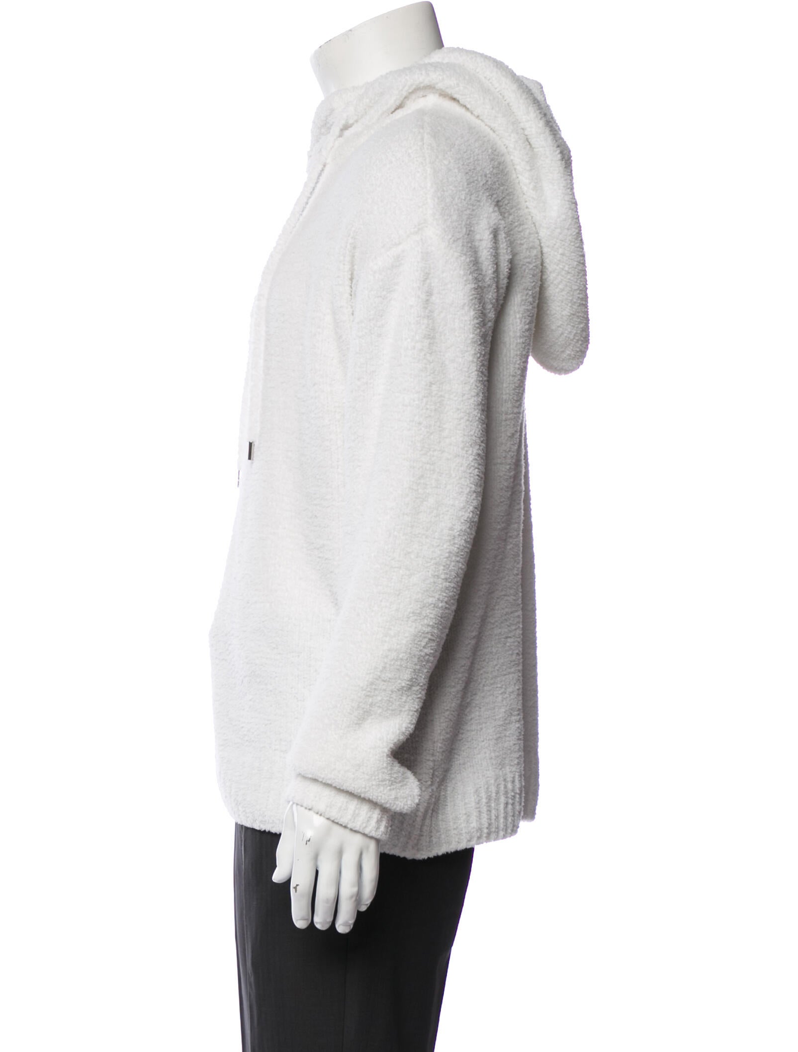 ATM Anthony Thomas Melillo V-Neck Long Sleeve Hoodie